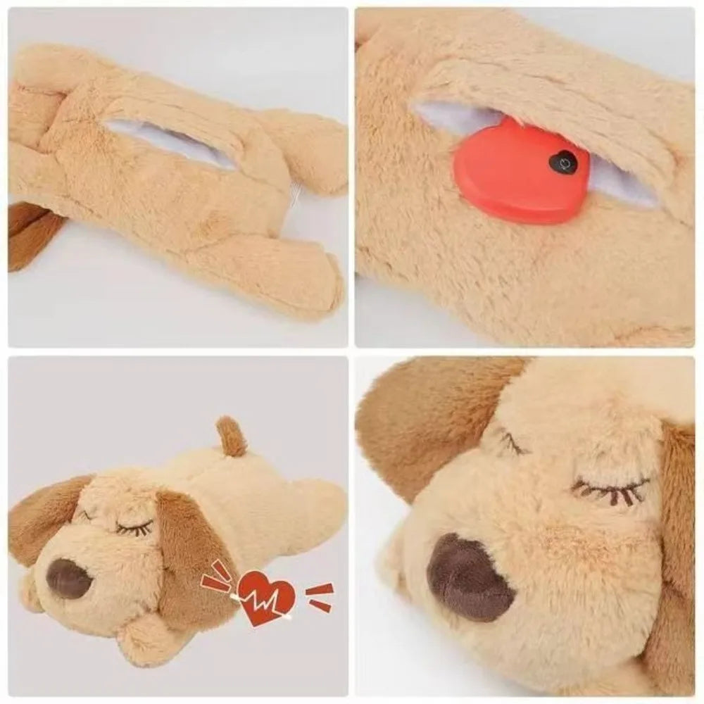 Heartbeat calming plush for puppies