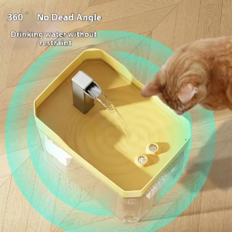 Cat water fountain with filter