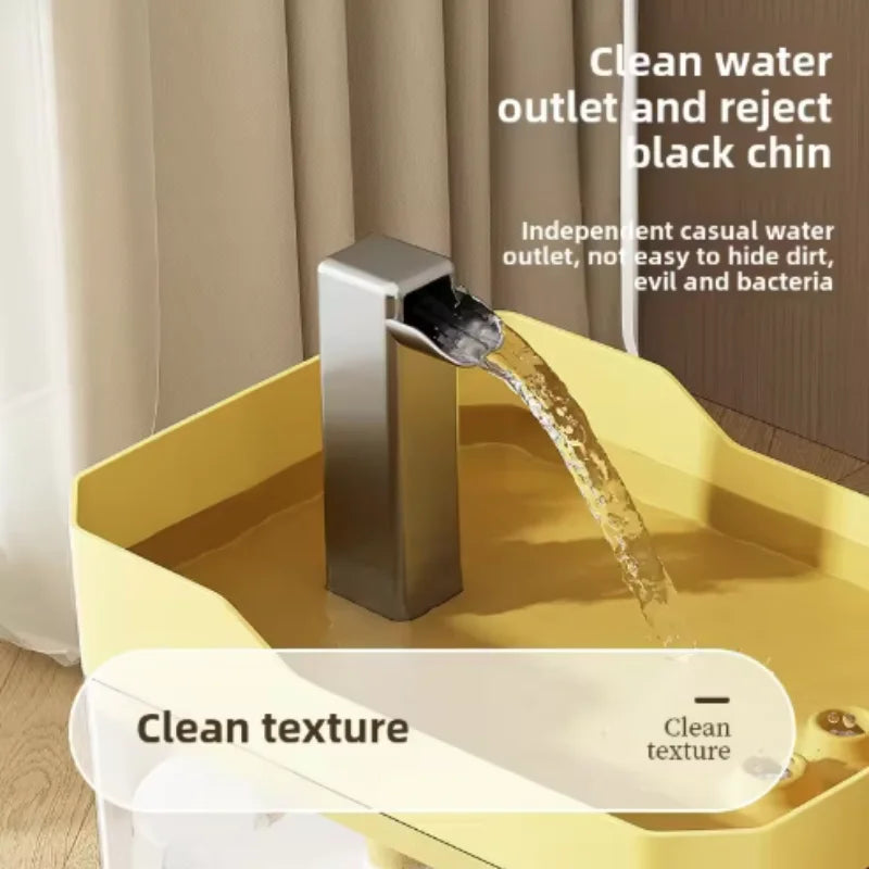 Cat water fountain with filter