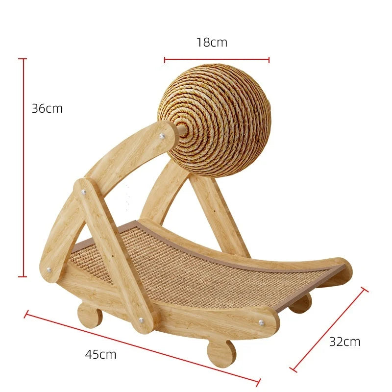 SpinScratch Sisal Ball Scratcher