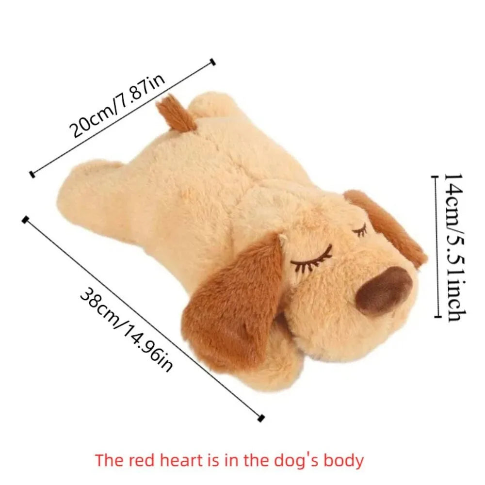 Heartbeat calming plush for puppies
